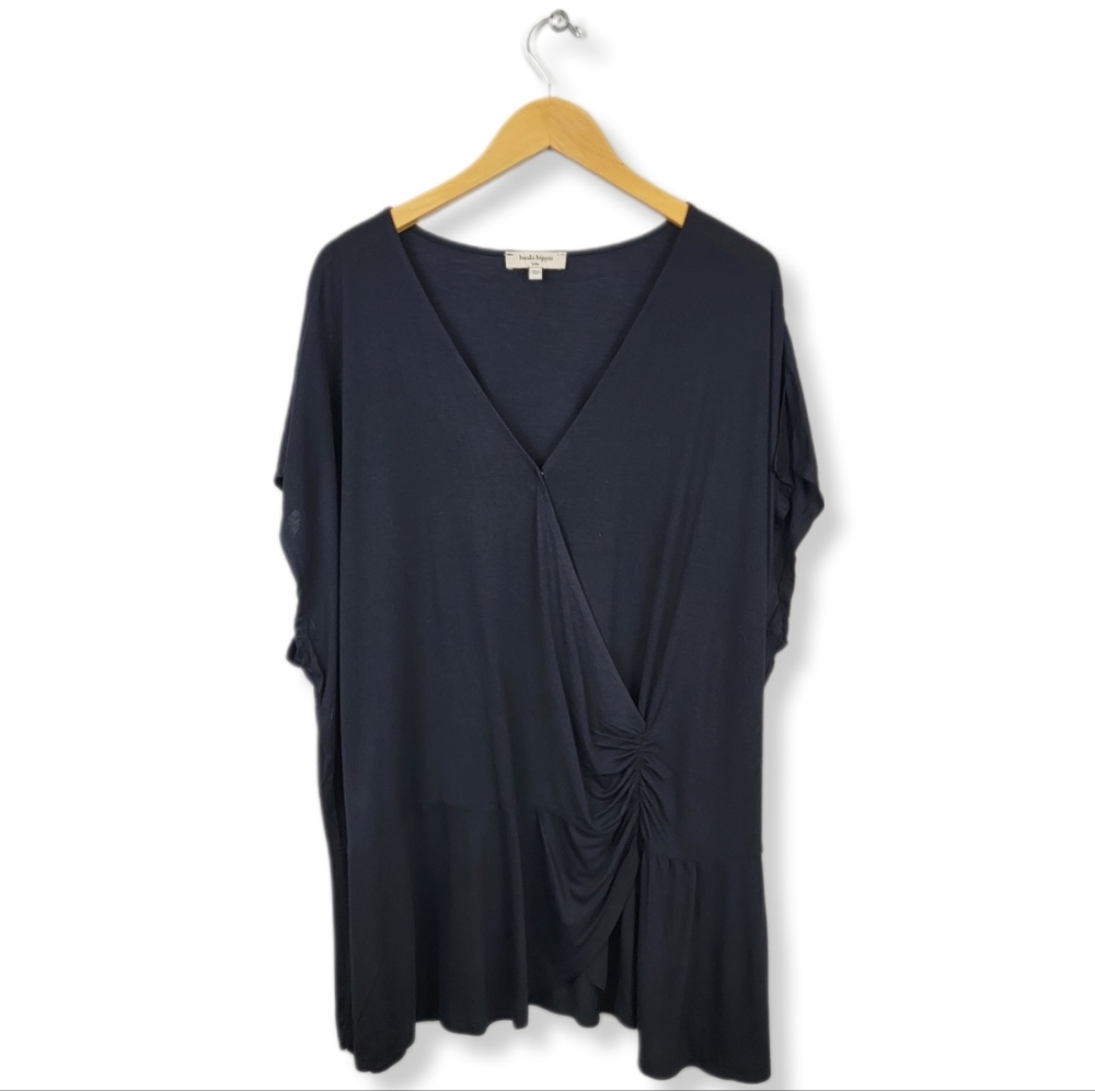 🆕️Haute Hippie Tribe Natalie Vneck Cinch Front Top - 3X